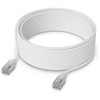 Ubiquiti Ubiquiti UACC-Cable-Patch-EL-C6A-8M-W kabelis sieciowy Półprzezroczysty, Baltas Cat6a