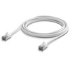 Ubiquiti UACC-Cable-Patch-Outdoor-C6A-3M-W Baltas Cat6a tinklo kabelis
