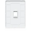 Ubiquiti UACC-WP-KEYSTONE-V-1P rėmelis lizdams ir jungikliams Baltas