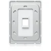 Ubiquiti UACC-WP-KEYSTONE-V-1P rėmelis lizdams ir jungikliams Baltas