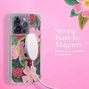 Dėklas Rifle Paper Clear MagSafe - Case decorated in auksinis for Apple iPhone 14 Pro Rose Garden