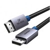 Kabelis Ugreen DisplayPort - DisplayPort 0.5m sidabrinė (55566)