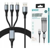BWOO greitas 3 in 1 USB 3A įkrovimo kabelis X274