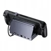 Doko stotelė Ugreen CM800 6w1, do konsol przenośnych Steam Deck / Asus ROG Ally, USB-C do HDMI 4K 120Hz, 2x USB, USB-C, RJ45 (pilka)