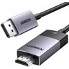 Kabelis DisplayPort do HDMI Ugreen DP115, 8k 60 Hz, 1m (juoda)
