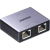 Ugreen Tinklo daliklis ekranuotas RJ45 -> 2xRJ45 (8P8C) Gigabit, pilkas