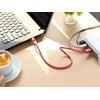 UGREEN Cat 6 UTP plokščias Ethernet RJ45 kabelis gryno vario 3m juodas