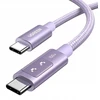 Ugreen Uno L509 USB-C į USB-C laidas, 100 W, 2 m (violetinis)