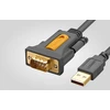 Ugreen USB-A – RS-232 USB laidas, 1 m juodas (20210B)