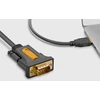 Ugreen USB-A – RS-232 USB laidas, 1 m juodas (20210B)