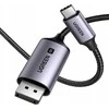Ugreen USB-C – DisplayPort USB laidas, 1 m juodas (6941876221578)