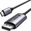 Ugreen CM556 kabelis USB-C and DisplayPort 8K connectors, 3 m long - pilkos spalvos