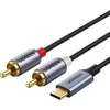 Ugreen audio kabelis USB Type C (male) - 2RCA (male) 1.5m pilkos spalvos (20193 CM451)