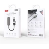 HUB USB Ugreen XO adapter HUB HUB018 2w1 USB-USB-C - RJ45 pilka