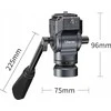 Kameros priedai - Ulanzi F38 Quick Release Fluid Video Head 3kg Load Capacity