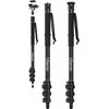 Stovas - Ulanzi TT35 anglies pluošto fotoaparato stovas 49-130 cm 360° panoraminis galvutė