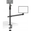 Laikiklis Desktop Studio Arm Tripod Vlog 2x 360s Head / Ulanzi Vijim Ls02