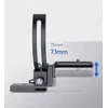 Stovo Priedas - Ulanzi CA05 Objektyvo Apvalkalas 75mm 90° Pozicijos Keitimas 3kg Talpa