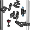 Laikiklis Magic Arm Vise Mount 2x Clip Clamp + 3D Head 1/4"" / Ulanzi C017 / C046gbb1