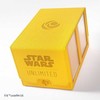 Ultra Pro Gamegenic: Star Wars Unlimited – dvigubo kaladės dėklas – geltonas