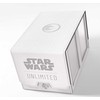 Ultra Pro Gamegenic: Star Wars Unlimited – dvigubų kaladžių dėklas – balta/juoda