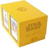 Ultra Pro Gamegenic: Star Wars Unlimited – dvigubo kaladės dėklas – geltonas