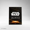 Gamegenic - Star Wars: Unlimited Art Sleeves - Card Back Oranžinis