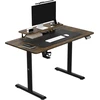 Elektra reguliuojamas kompiuterio stalas Ultradesk Highlander, 120x60 cm, rudas