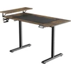 Elektra reguliuojamas kompiuterio stalas Ultradesk Highlander, 120x60 cm, rudas