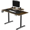 Elektra reguliuojamas kompiuterio stalas Ultradesk Highlander, 120x60 cm, rudas