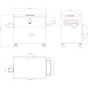 Ultradesk CRATE universali spintelė, juoda