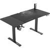Ultradesk V2 lygis Juodas 140 cmx68 cm