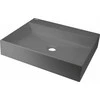 Granitinis praustuvas Deante Correo 50x40 cm, CQR_TU5S, Antracitas metalas