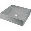 Granitinis praustuvas Deante Correo 40x40 cm, CQR_SU4S, Metallic pilkas
