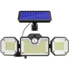 UN Prožektorius LED 226 SMD saulės energijos + PIR 9619
