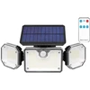UN Prožektorius LED 226 SMD saulės energijos + PIR 9619