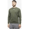 Vyriški „Under Armour Rival“ flisiniai marškinėliai, chaki spalvos, 1379755 390