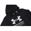 Vyriškas džemperis su gobtuvu Under Armour UA Rival Terry Graphic, juodas