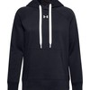 Under Armour Moteriškas Rival Fliso džemperis su gobtuvu ir trumpu užtrauktuku 1356317 001