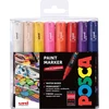 Posca - PC1MC - Ypač plonas rašiklis - Pagrindinės spalvos, 16 vnt.