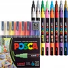 Posca - PC3M - Plunksnakotis plonu antgaliu, 16 vnt.