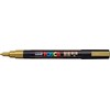 Žymeklis UNI Posca PC-3M, apvalus, 0.9 - 1.3 mm, auksinis