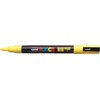 Žymeklis UNI Posca PC-3M, apvalus, 0.9 - 1.3 mm, geltonas