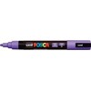 Žymeklis UNI Posca PC-5M, apvalus, 1.8 - 2.5 mm, violetinis