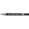 Žymeklis UNI Posca PC-3M, apvalus, 0.9 - 1.3 mm, pilkas
