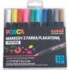 Uni Mitsubishi Pencil Plakatų žymekliai PCF-350 10 spalvų POSCA UNI