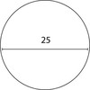 Unilux Unilux Nessy laikrodis 25 cm juodas -