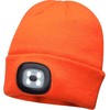 Kepurė PORTWEST B029 su USB pakraunamu LED galvos žibintu, Pw spalvos: Oranžinis