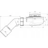Syfon Unimet Instadrain syfon brodzikowy 50mm niski, chrom 1926