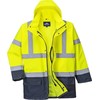 5 viename dviejų spalvų striukė Portwest S766, Dydis: M, Pw spalvos: Geltona/Navy